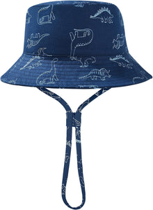 TOMEEK Baby Sun Hat Unisex Children's Summer Hat UV Protection Fishing Hat with Adjustable Drawstring Boys Girls Beach Hat View 2