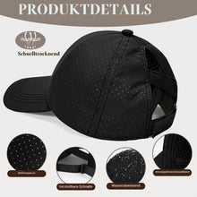 heekpek Baseball Cap Women's Ponytail Mesh Peaked Cap Outdoor Sun Protection Head Women's Quick-Drying Women's Tennis Caps Lightweight Breathable Hat View 2